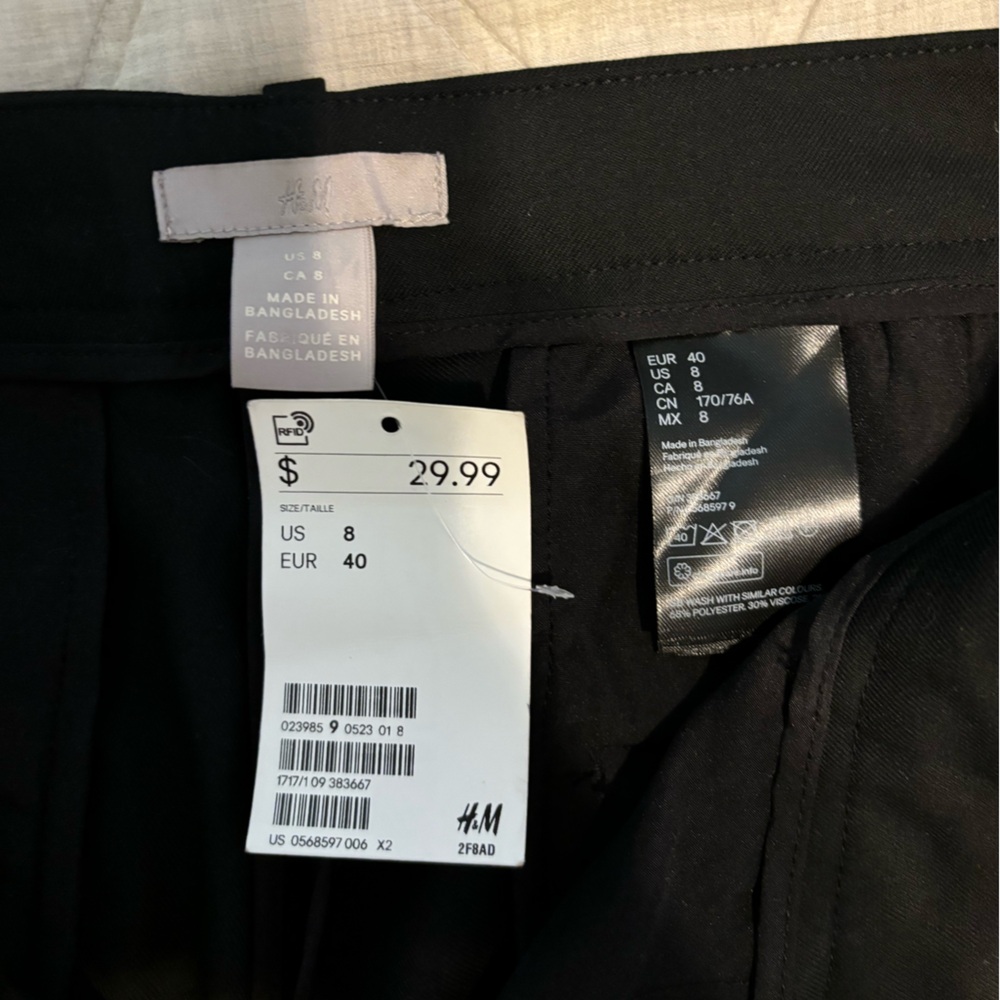 Black work pants!